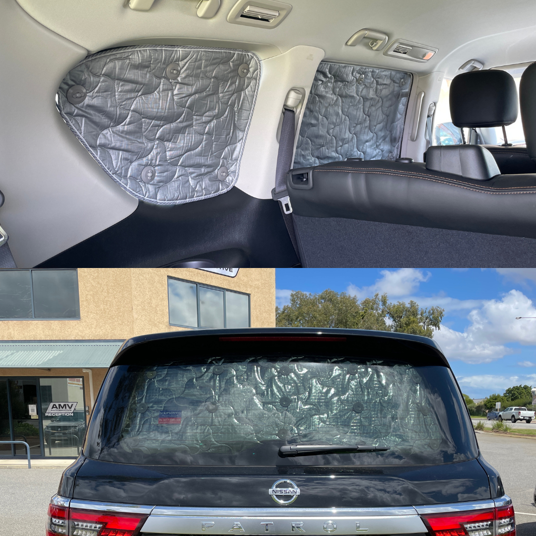 Nissan patrol clearance window shades